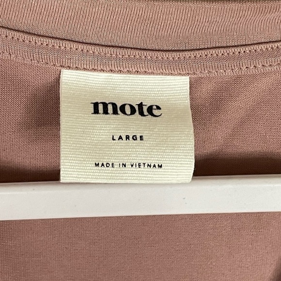 Mote Mauve Pink Drop Waist Tank Top Size Large - Picture 4 of 10